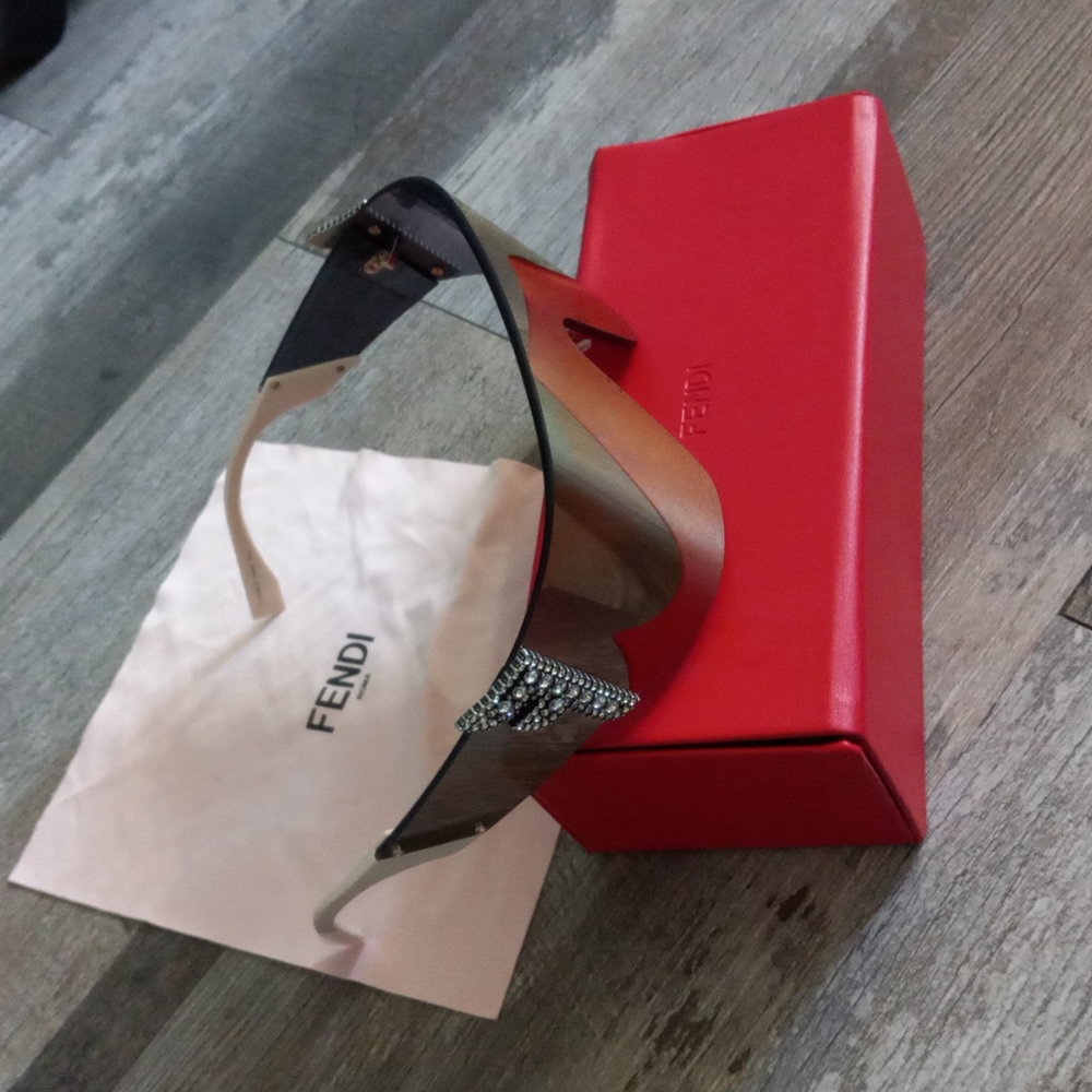 Fendi shield sunglasses